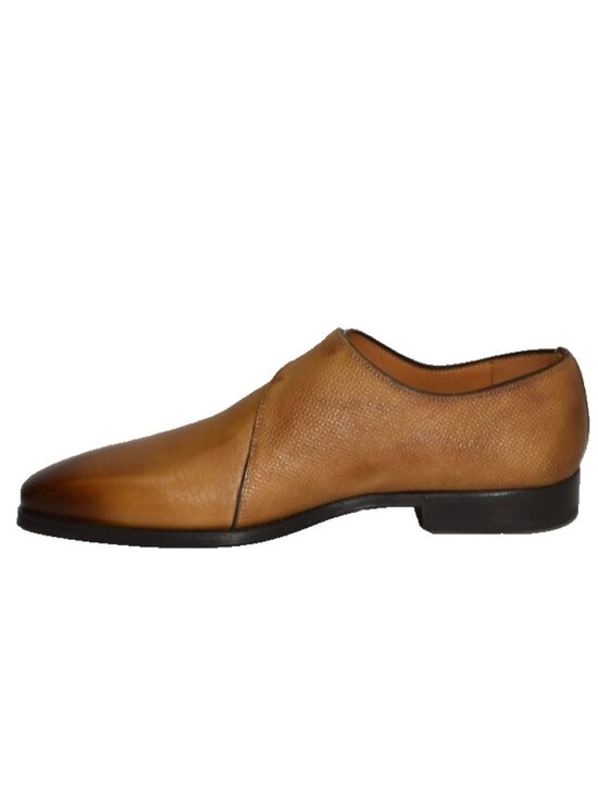 New! Magnanni Hermosa Monk Strap Slip On Shoes Leather Cognac 9 M 26101 DD150A main image 8